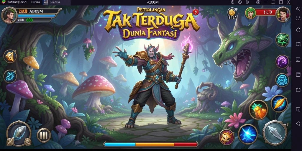Tampilan gameplay A200M yang menarik dan penuh aksi petualangan.