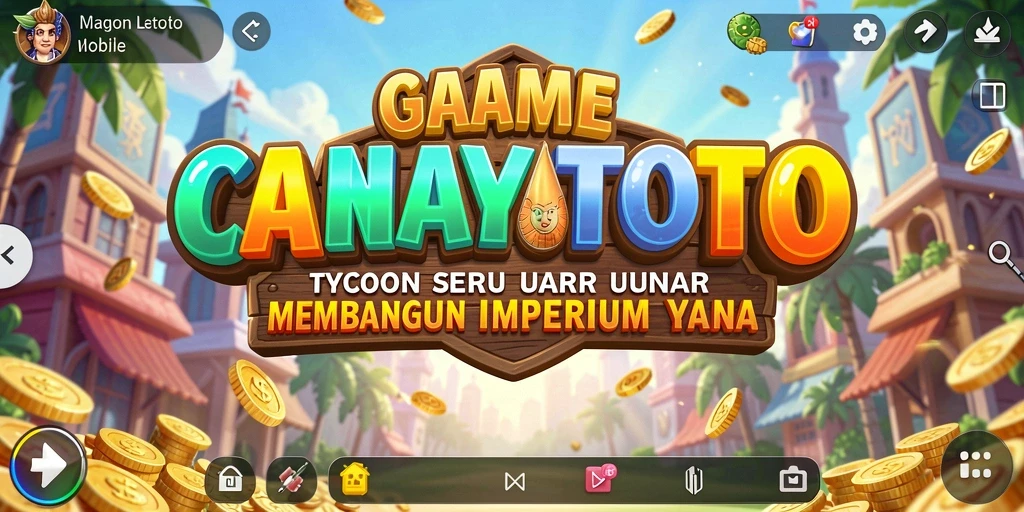 Tampilan gameplay menarik dari CAHAYATOTO yang menunjukkan pengelolaan bisnis.