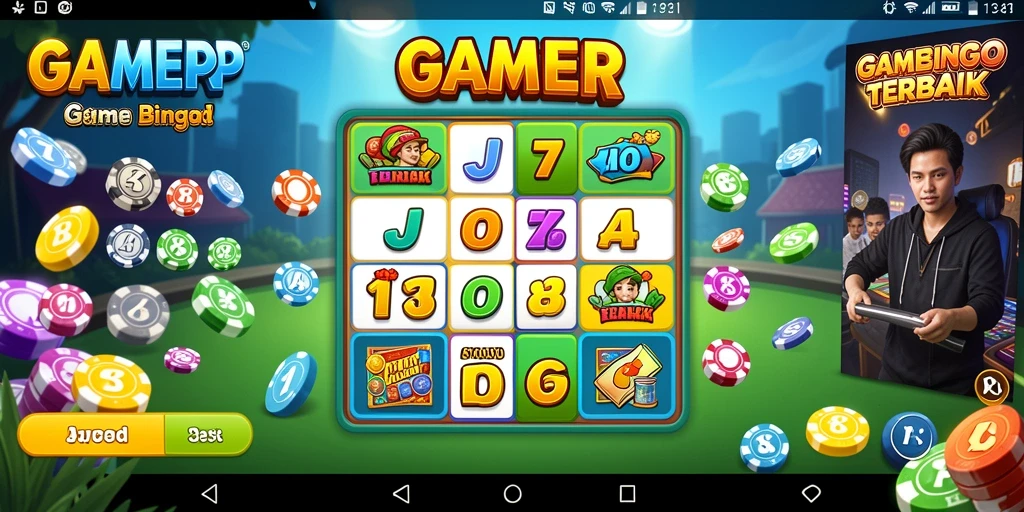 Screenshot utama GAMERP menampilkan gameplay Bingo yang seru dan interaktif.