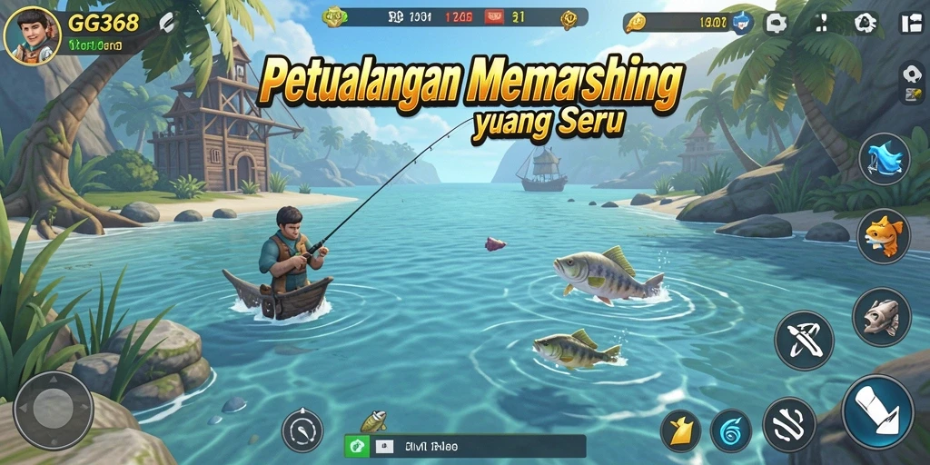 Tangkapan ikan yang memukau dalam gameplay GG368.