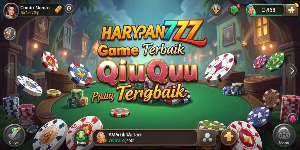 Tampilan gameplay QiuQiu yang seru dan interaktif.