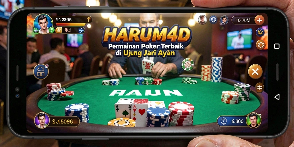 Gameplay seru di HARUM4D dengan poker langsung dan dealer canggih.