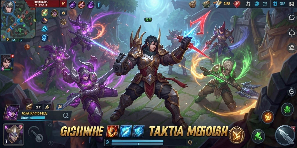Screenshot menampilkan pertarungan epik dalam <strong>HOKI8815</strong> dengan grafis menawan.