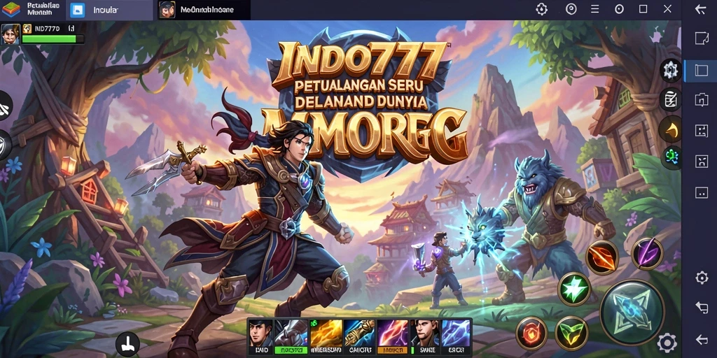 Screenshot gameplay yang menunjukkan petualangan seru di INDO777.