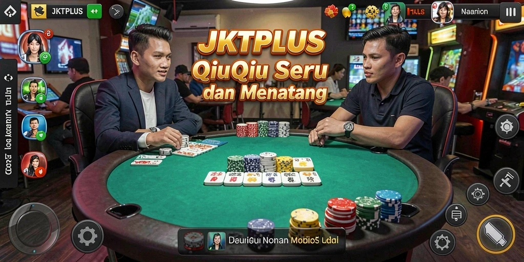 Tampilan gameplay QiuQiu yang menarik dan seru di JKTPLUS.