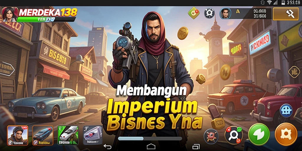 Tampilan gameplay <strong>MERDEKA138</strong> saat membangun bisnis dan strategi.