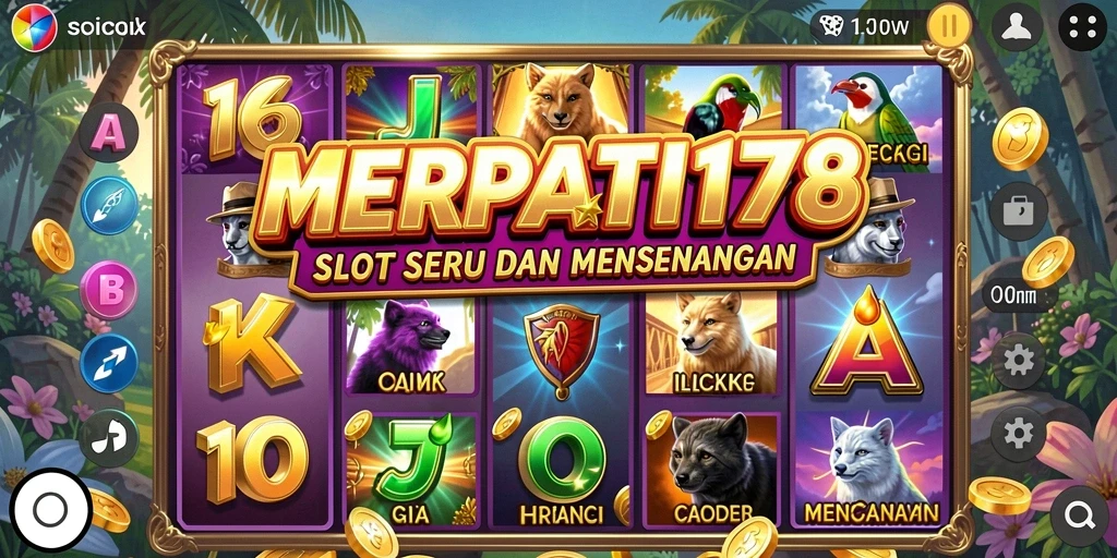 Tampilan screenshot utama menunjukkan gameplay Slot yang menarik.