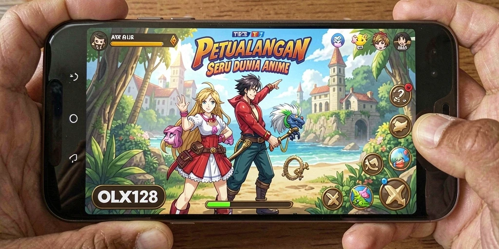 Tampilan gameplay <strong>OLX128</strong> yang menakjubkan dalam dunia Anime.