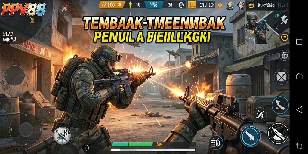 Tampilan gameplay PPV88 yang seru dalam pertempuran TPS.