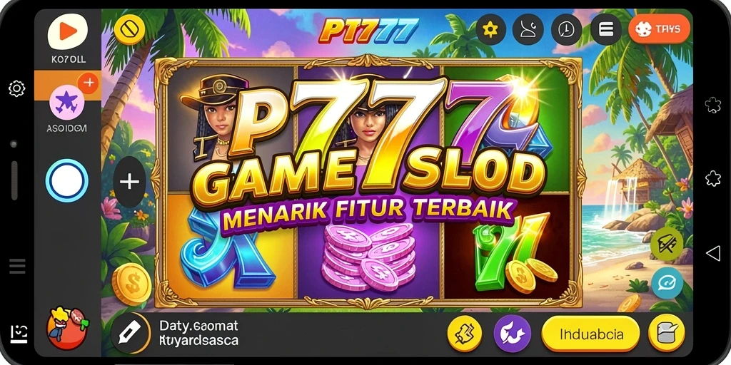 Screenshot gameplay PT777 menampilkan gulungan Slot yang berputar dan bonus yang memukau.