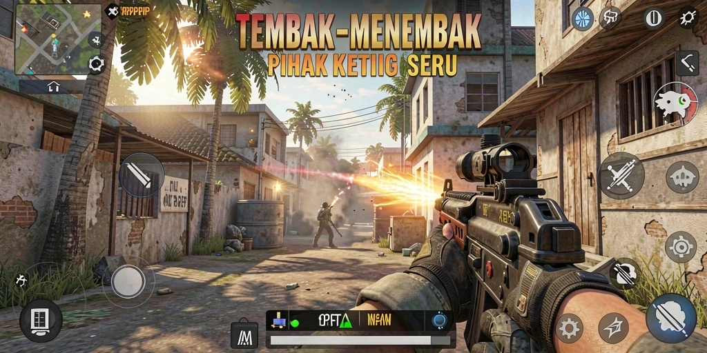 Screenshot gameplay RPRPRP yang seru dan mendebarkan.