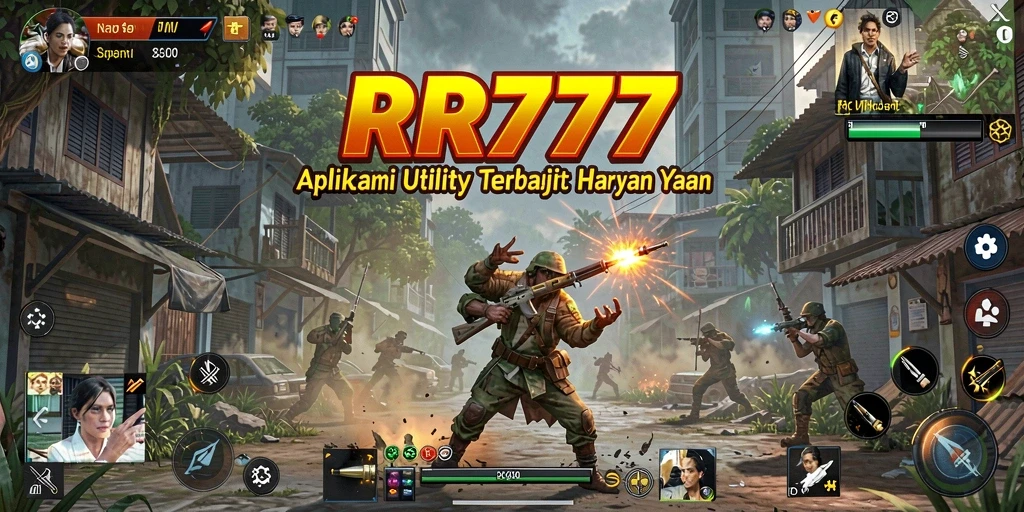 Screenshot utama RR777 menunjukkan antarmuka pengguna yang bersih dan sederhana.