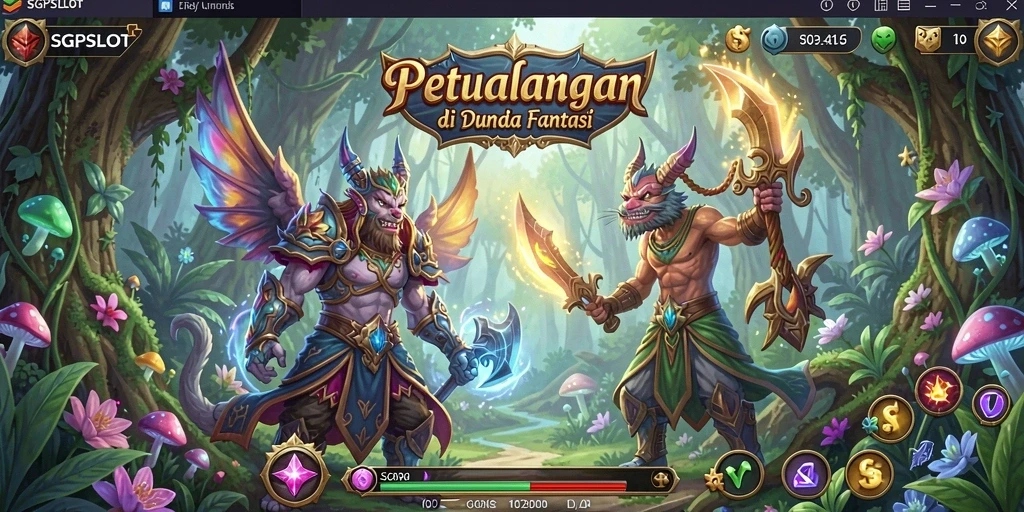 Tampilan gameplay SGPSLOT yang menampilkan petualangan mendebarkan.