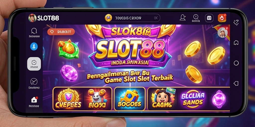 Gambaran gameplay SLOT88 dengan berbagai tema slot yang menarik.