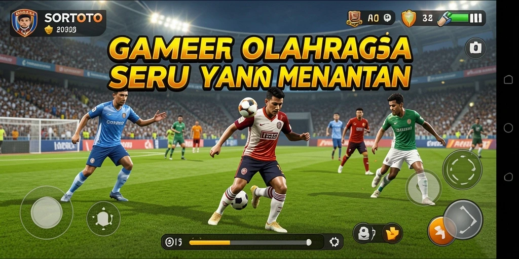 Tampilan menarik dari gameplay SORTOTO menampilkan para pemain beraksi.