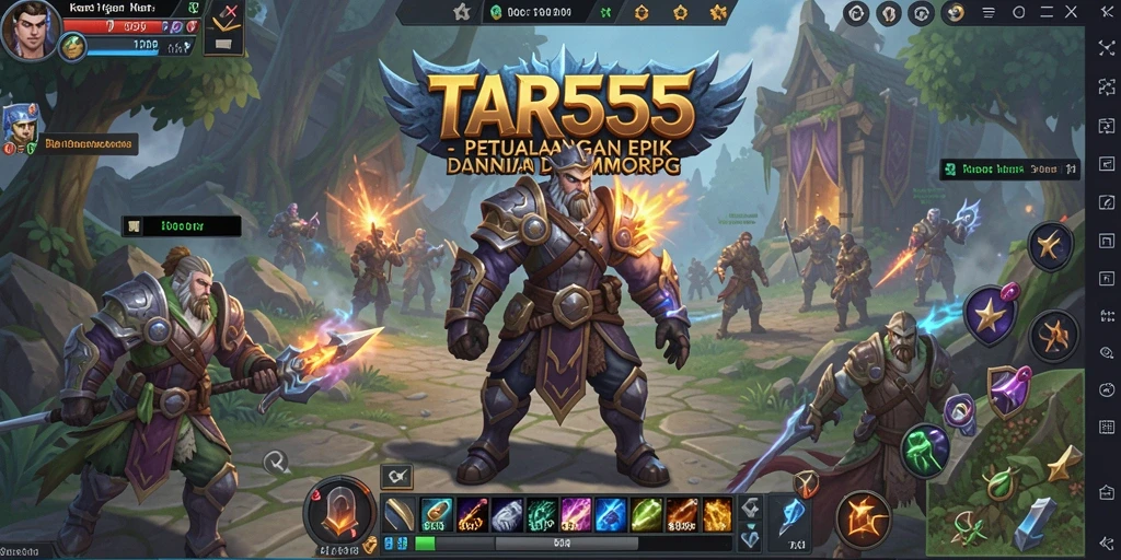 Gameplay MMORPG yang menegangkan dan penuh warna dari TAR555.