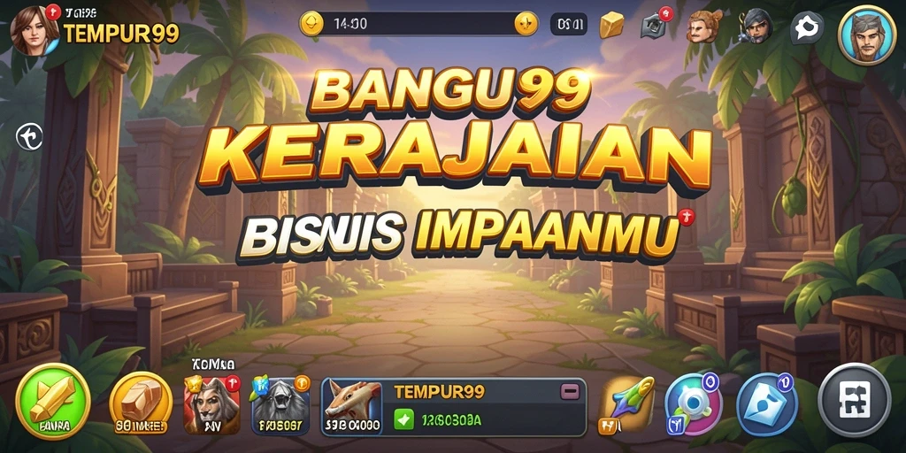 Tampilan gameplay strategis dalam TEMPUR99 yang mengasyikkan.