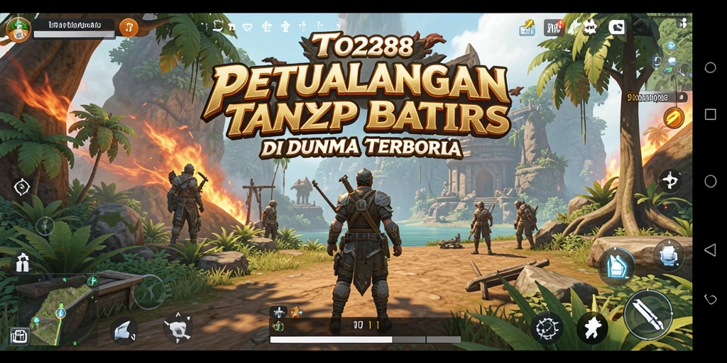 Tampilan gameplay TO288 di dunia terbuka yang luas.