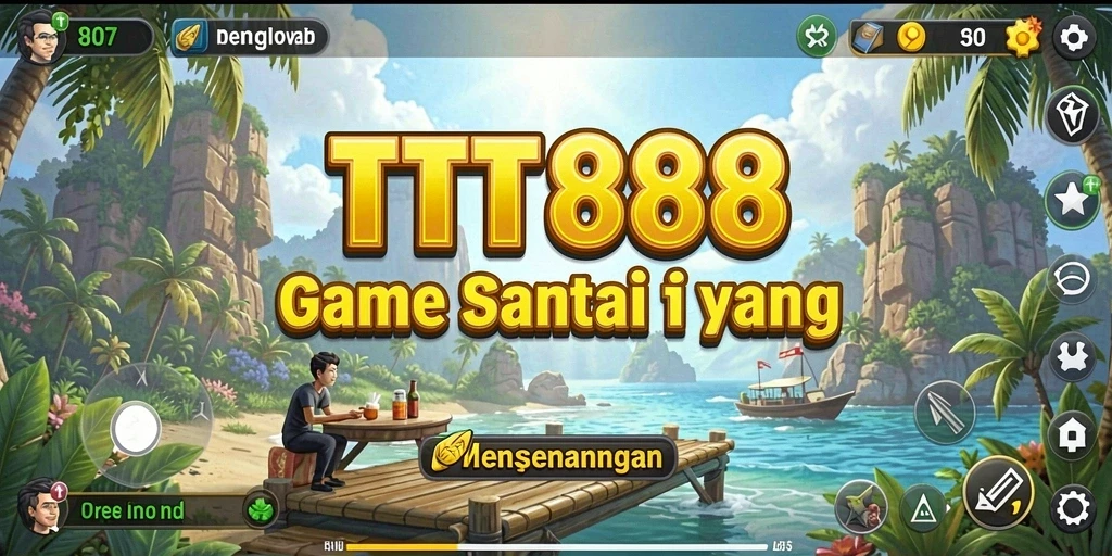 Tampilan gameplay TTT888 yang menyenangkan dan santai.