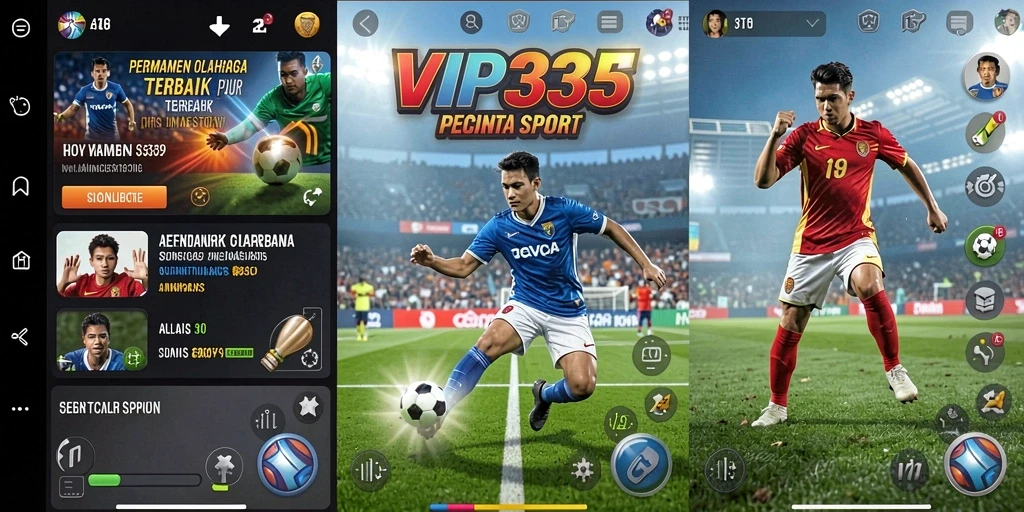 Tampilan gameplay olahraga yang seru dan realistis di VIP333.