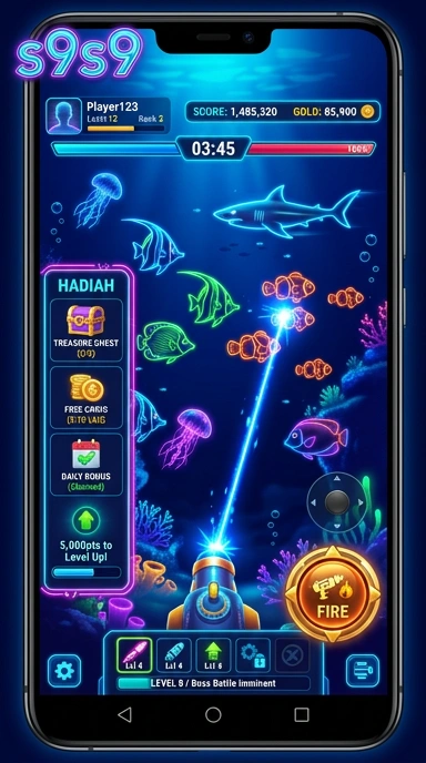 Tampilan hasil pencarian aplikasi di s9s9 yang cepat dan efektif.